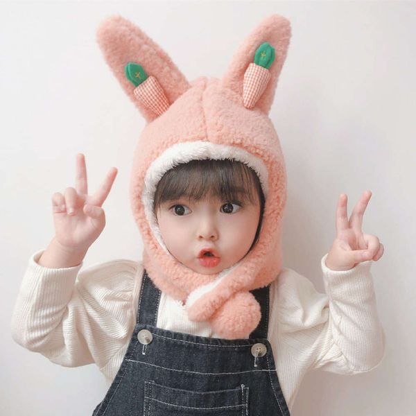 children's autumn winter solid color hat warm plush cute bunny with versatile neckband one-piece scarf for boys and girls, Red;brown
children's autumn winter solid color hat warm plush cute bunny with versatile neckband one-piece scarf for boys and girls, Red;brown