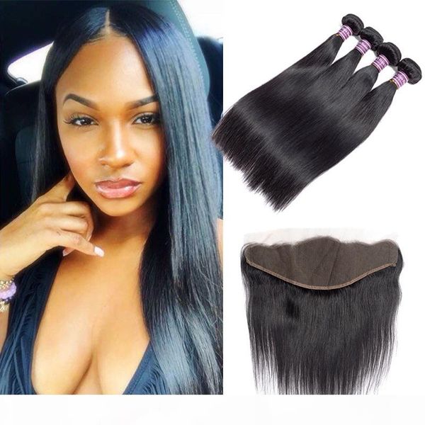 brazilian virgin hair weaves bundles straight human hair bundles with 13x4 lace frontal closure unprocessed peruvian hair extensions, Black;brown
brazilian virgin hair weaves bundles straight human hair bundles with 13x4 lace frontal closure unprocessed peruvian hair extensions, Black;brown