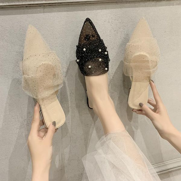 women shoes baotou half slippers women's 2020 new style of out wear ins cool slippers versatile mesh half support single
women shoes baotou half slippers women's 2020 new style of out wear ins cool slippers versatile mesh half support single