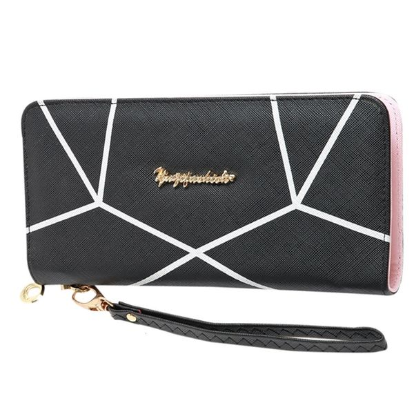 women purses lady long zip wallet geometric pattern mobile phone money bag large capacity card holder w, Red;black
women purses lady long zip wallet geometric pattern mobile phone money bag large capacity card holder w, Red;black
