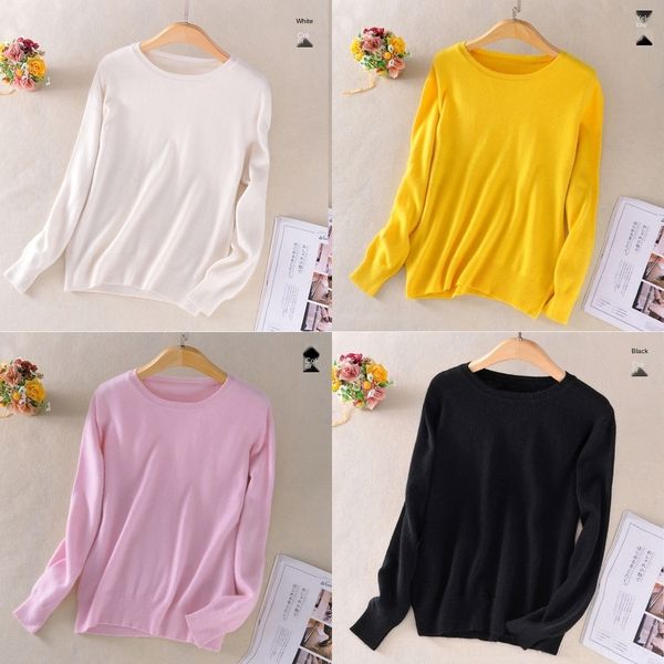 rlnte neck bottomed winter low autumn women's short pullover sweater pullover cashmere korean loose versatile round neck wool and sweat, White;black
rlnte neck bottomed winter low autumn women's short pullover sweater pullover cashmere korean loose versatile round neck wool and sweat, White;black
