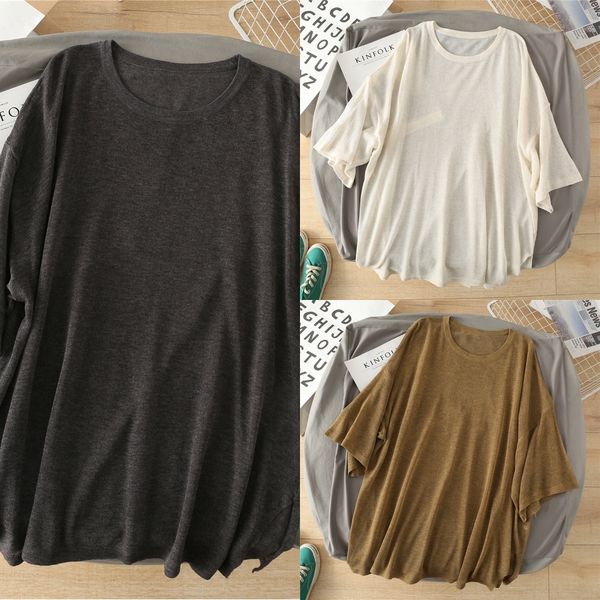 xumsi рыхлой доски женской половины тонкой летняя перспектива корейская круглая шея пуловер твердая футболка универсальной 7-бального рукав, White;black
xumsi рыхлой доски женской половины тонкой летняя перспектива корейская круглая шея пуловер твердая футболка универсальной 7-бального рукав, White;black