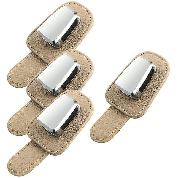 4 pack car glasses holder, car sun visor and sunglasses holder, ticket card glasses beige1
4 pack car glasses holder, car sun visor and sunglasses holder, ticket card glasses beige1
