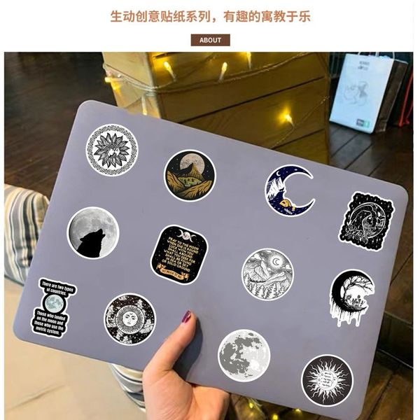 50pcs black and white moon and sun stickers non-random for car bike luggage sticker lapskateboard motor water bottle snowboard wall decals k
50pcs black and white moon and sun stickers non-random for car bike luggage sticker lapskateboard motor water bottle snowboard wall decals k