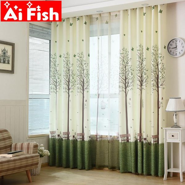 american country fresh tulle for bedroom rustic print green trees bike scenic semi-shade curtains for living room ap193-30
american country fresh tulle for bedroom rustic print green trees bike scenic semi-shade curtains for living room ap193-30