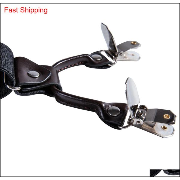 hi-tie 3.5*125cm fashion suspenders genuine leather 6 clips brace male vintage casual wedding party trousers s qylqnj bdefashion, Silver
hi-tie 3.5*125cm fashion suspenders genuine leather 6 clips brace male vintage casual wedding party trousers s qylqnj bdefashion, Silver