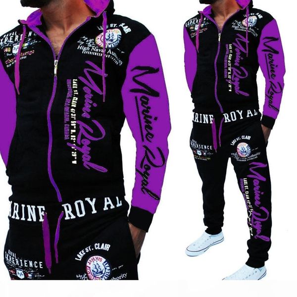 zogaa 2019 brand men tracksuit 2 piece and pants mens sweat suits set letter print plus size jogger sets for men clothing ly191202, Gray 
zogaa 2019 brand men tracksuit 2 piece and pants mens sweat suits set letter print plus size jogger sets for men clothing ly191202, Gray