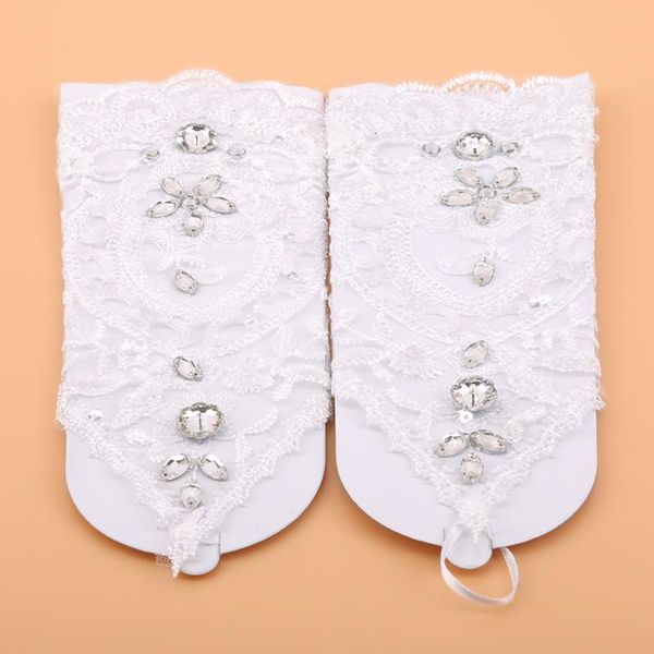 1pair new bride dress gloves women performance studio supplies crystal gloves accessories, Blue;gray
1pair new bride dress gloves women performance studio supplies crystal gloves accessories, Blue;gray