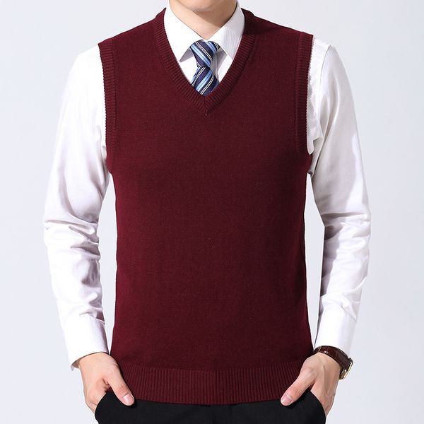 2020 марка осень зима новый мужской свитер жилет pure color wool pullover для мужской жилет v воротник свитера жилет, White;black
2020 марка осень зима новый мужской свитер жилет pure color wool pullover для мужской жилет v воротник свитера жилет, White;black