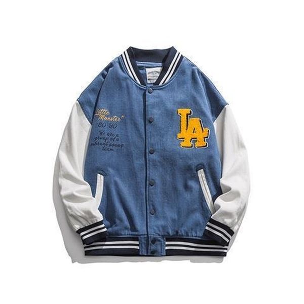 2022 new hip-hop baseball jacket big letters embroidery patchwork korean streetwear college rock jacket japanese fashion for women men, Black;brown
2022 new hip-hop baseball jacket big letters embroidery patchwork korean streetwear college rock jacket japanese fashion for women men, Black;brown