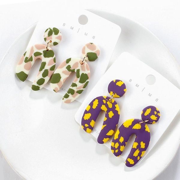 aensoa 2020 korean new geometric irregular polymer clay acrylic earrings for women spring colorful spray paint drop earrings1, Silver
aensoa 2020 korean new geometric irregular polymer clay acrylic earrings for women spring colorful spray paint drop earrings1, Silver
