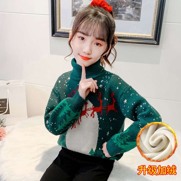 and 2020 new autumn round neck winter cuhk children's foreign sle girls' pullover knitted sweater sc8lap6w, Blue 
and 2020 new autumn round neck winter cuhk children's foreign sle girls' pullover knitted sweater sc8lap6w, Blue