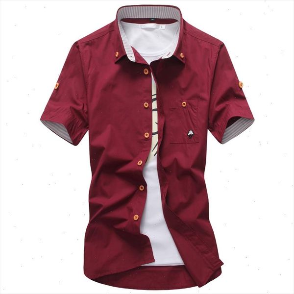 casual men shirts quality solid 2021 unique design dress shirt short sleeve camisa masculina 11color shirts men 5xl, White;black
casual men shirts quality solid 2021 unique design dress shirt short sleeve camisa masculina 11color shirts men 5xl, White;black