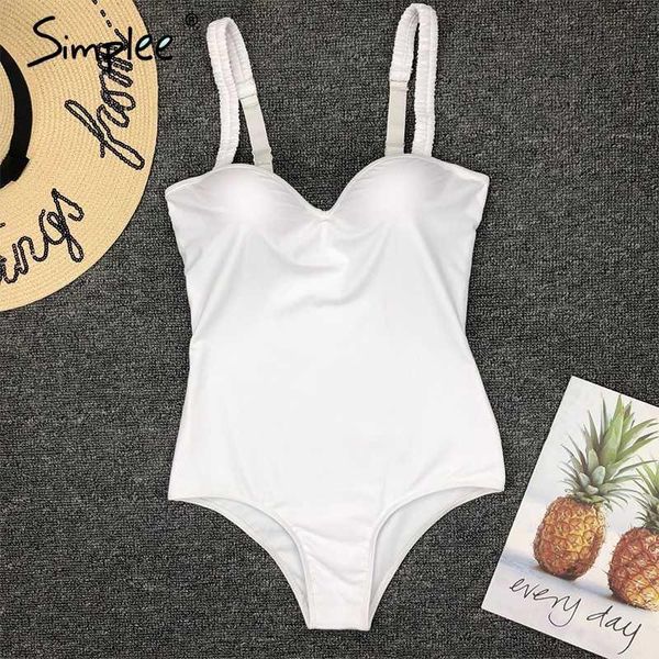 simplee v-neck push up women strap solid white bodysuit female one-piece summer beach playsuit kg-982, Black;white
simplee v-neck push up women strap solid white bodysuit female one-piece summer beach playsuit kg-982, Black;white
