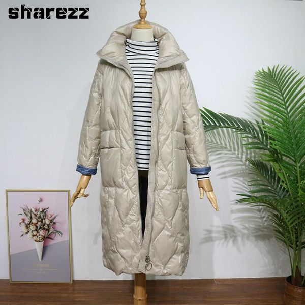 ultra light duck down winter jacket women stang collar long coat female casual thick warm parka oversize outwear puffer jacker, Black
ultra light duck down winter jacket women stang collar long coat female casual thick warm parka oversize outwear puffer jacker, Black