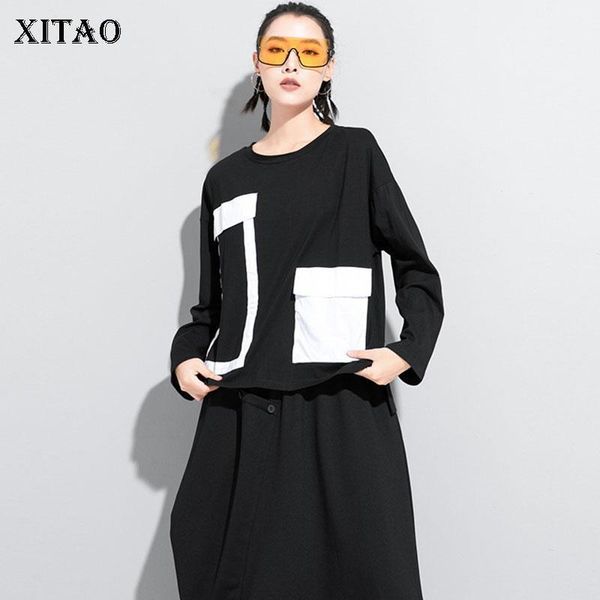 xitao patchwork pockets t shirt women 2020 autumn casual fashion new style temperament all match o neck full sleeve tee zp31981, White
xitao patchwork pockets t shirt women 2020 autumn casual fashion new style temperament all match o neck full sleeve tee zp31981, White