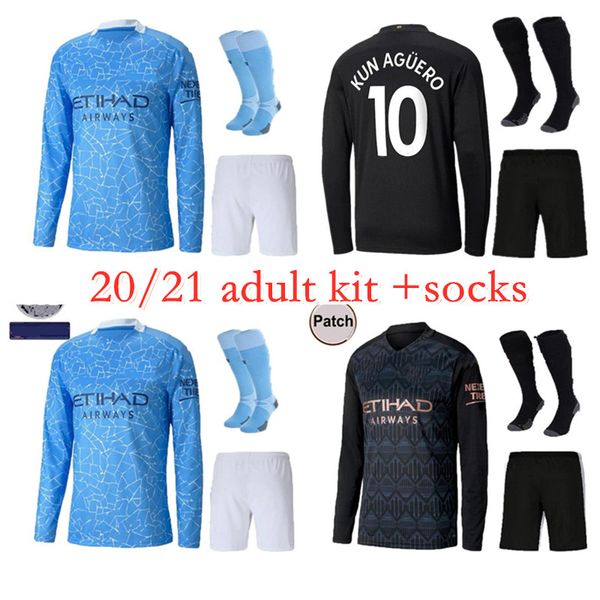 long sleeve kit 20 21 manchester home away jesus de bruyne kun aguero city soccer jersey 2020 2021 man mahrez football jersey shirt, Black
long sleeve kit 20 21 manchester home away jesus de bruyne kun aguero city soccer jersey 2020 2021 man mahrez football jersey shirt, Black