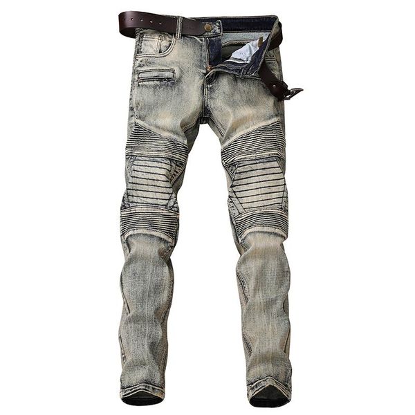 men's jeans skinny men locomotive jean homme denim spijkerbroeken heren biker stretch pants slim fit dungarees pantalon hombre fashion, Blue
men's jeans skinny men locomotive jean homme denim spijkerbroeken heren biker stretch pants slim fit dungarees pantalon hombre fashion, Blue