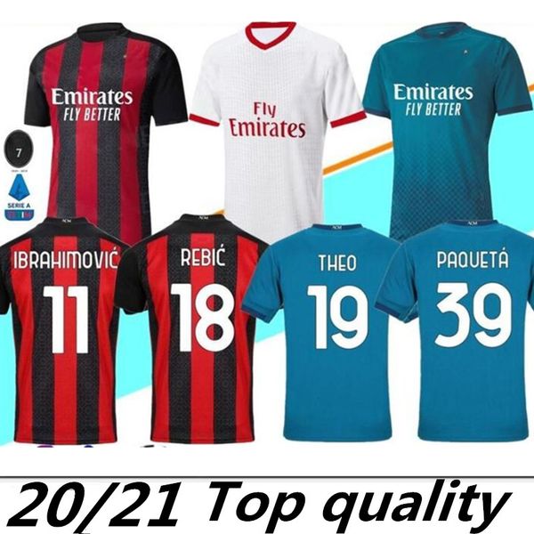20 21 soccer jersey 2020 2021 ibrahimovic piatek football shirt paqueta bennacer rebic camisa de futebol maillot de foot men + kids, Black
20 21 soccer jersey 2020 2021 ibrahimovic piatek football shirt paqueta bennacer rebic camisa de futebol maillot de foot men + kids, Black