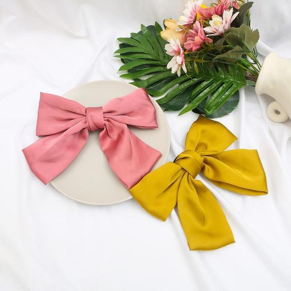 1pc college style satin knotted hair bows hair clip bowknot hairpin handmade hair styling headwear hairgrips barrette qylcwo, Black;brown
1pc college style satin knotted hair bows hair clip bowknot hairpin handmade hair styling headwear hairgrips barrette qylcwo, Black;brown