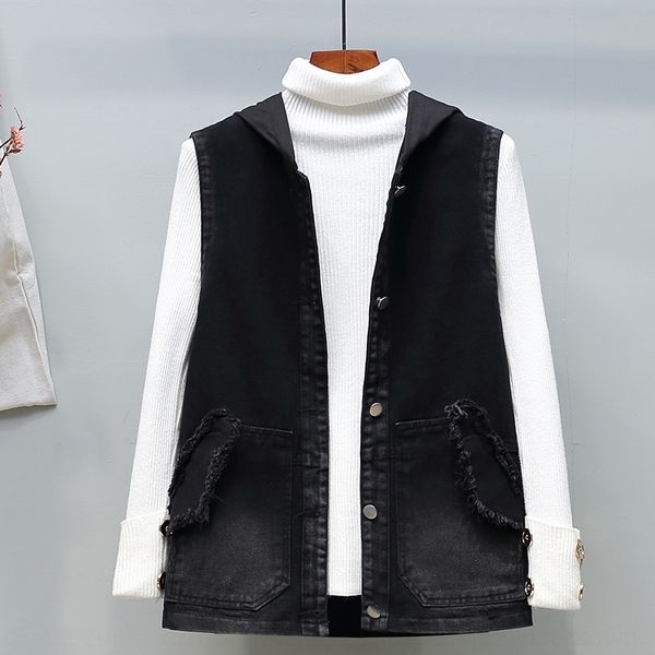 qugrz ve fall 2020 2020 korean loose shoulder sleeveless net infrared hooded denim women fall new new korean loose shoulder sleeveless vest, White;black
qugrz ve fall 2020 2020 korean loose shoulder sleeveless net infrared hooded denim women fall new new korean loose shoulder sleeveless vest, White;black