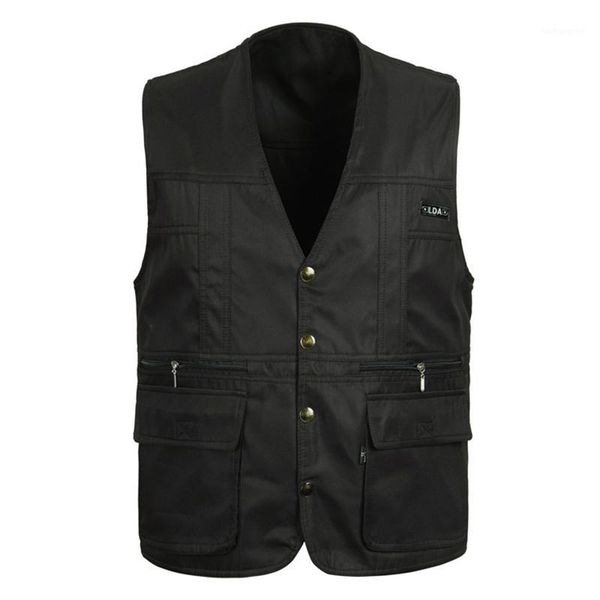 classic thin sleeveless men jacket with many pockets summer casual pgrapher reporter multi pocket vest for male waistcoat1, Black;white
classic thin sleeveless men jacket with many pockets summer casual pgrapher reporter multi pocket vest for male waistcoat1, Black;white