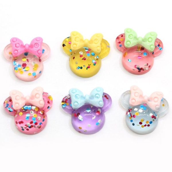 20/100pcs kawaii glitter mouse head bowtie colorful flatback bead cute cabochon for craft diy scrapbooking
20/100pcs kawaii glitter mouse head bowtie colorful flatback bead cute cabochon for craft diy scrapbooking