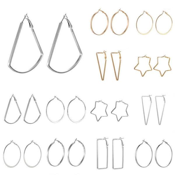 hoop star earrings women girl large for shaped heart jewelry fashion simpleexaggerated big circle pentagram star face ring1, Golden;silver
hoop star earrings women girl large for shaped heart jewelry fashion simpleexaggerated big circle pentagram star face ring1, Golden;silver