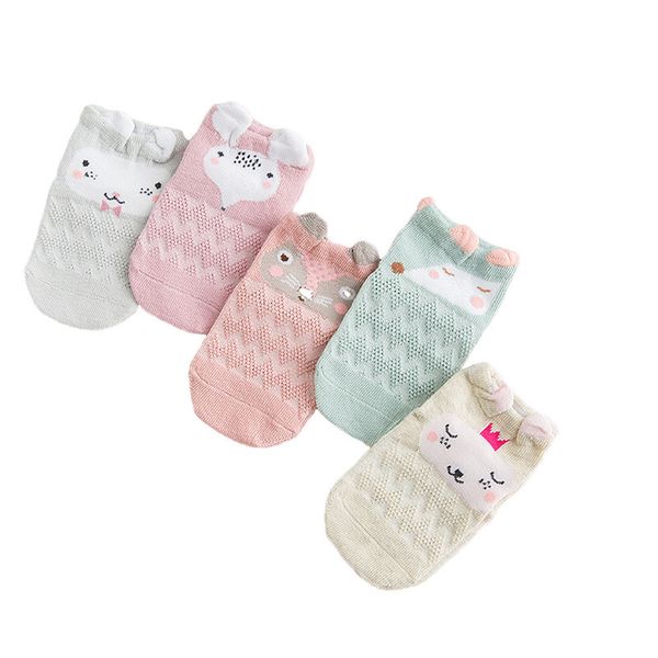 5pairs cotton newborn baby socks cartoon 3d animal girl boy short socks summer mesh thin children's socks new born baby clothes y201009, Pink;yellow
5pairs cotton newborn baby socks cartoon 3d animal girl boy short socks summer mesh thin children's socks new born baby clothes y201009, Pink;yellow