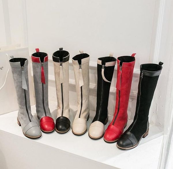 breathable women knee-high boots long boots leather flat heel shoes woman winter ladies shoes large size 35-42, Black
breathable women knee-high boots long boots leather flat heel shoes woman winter ladies shoes large size 35-42, Black