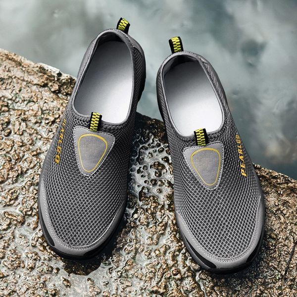 men's rubber outdoor & hiking shoes breathable mesh slip-on sneakers 08
