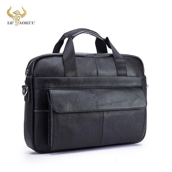 men oil waxy leather antique design black business briefcase 16" lapdocument case attache messenger bag tote portfolio 1119
men oil waxy leather antique design black business briefcase 16" lapdocument case attache messenger bag tote portfolio 1119