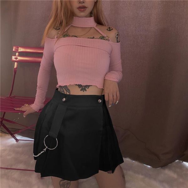 harajuku girls cute white lolita pleated skirts womens autumn wild metal chain decoration black gothic mini skirts mujer
harajuku girls cute white lolita pleated skirts womens autumn wild metal chain decoration black gothic mini skirts mujer
