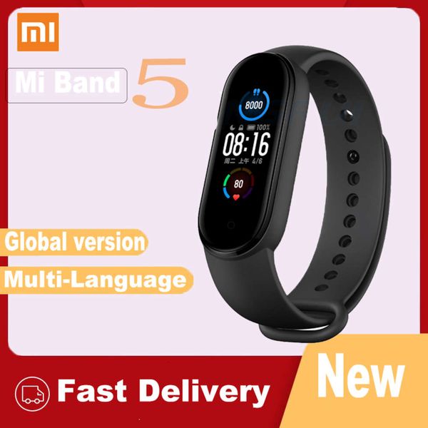 smart wristband my band 5, waterproof sports accsori with bluetooth, heart rate and sleep control, global version
smart wristband my band 5, waterproof sports accsori with bluetooth, heart rate and sleep control, global version