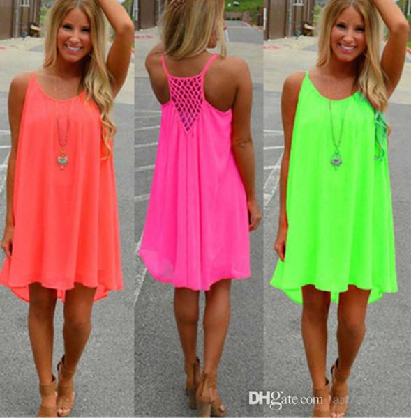 casual dresses women summer sleeveless short chiffon mini dress open back boho womens plus size clothing apparel 14colors, Black;gray
casual dresses women summer sleeveless short chiffon mini dress open back boho womens plus size clothing apparel 14colors, Black;gray