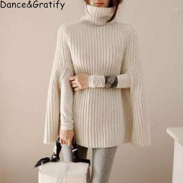 autumn winter elegant women turtleneck knitted sweaters casual jumper cloak pullovers loose female poncho oversized cape1, Black
autumn winter elegant women turtleneck knitted sweaters casual jumper cloak pullovers loose female poncho oversized cape1, Black