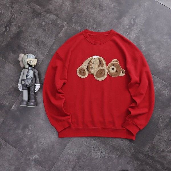 embroidered loose women's guillotine bear autumn and winter solid color guillotine bear round neck pullover thick terry towel sweater, White;black
embroidered loose women's guillotine bear autumn and winter solid color guillotine bear round neck pullover thick terry towel sweater, White;black