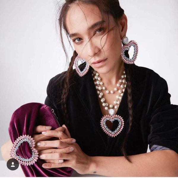 qiaose new handmade pearls chain with rhinestone heart pendant necklace jewelry bohemian statement necklace women, Silver
qiaose new handmade pearls chain with rhinestone heart pendant necklace jewelry bohemian statement necklace women, Silver