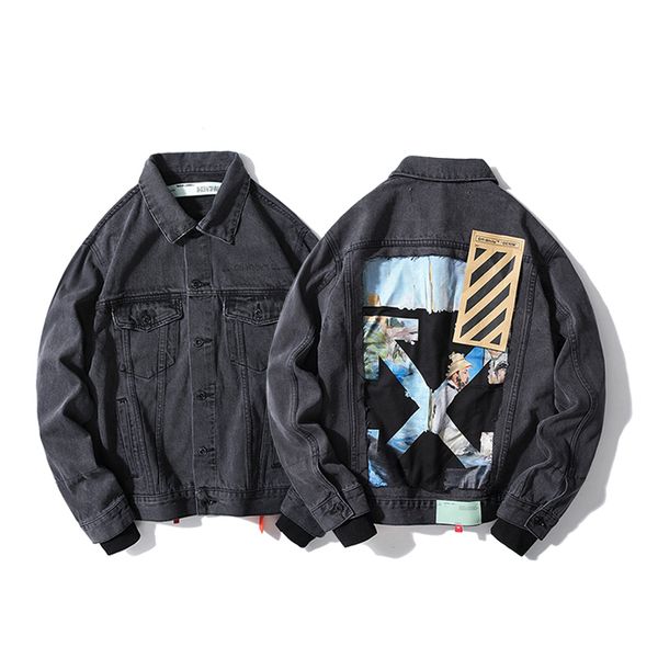 claude monet graffiti painting off denim jackets mens womans slim fit short hip hop white casual coats fitness ow clothing arrows, Black;brown
claude monet graffiti painting off denim jackets mens womans slim fit short hip hop white casual coats fitness ow clothing arrows, Black;brown