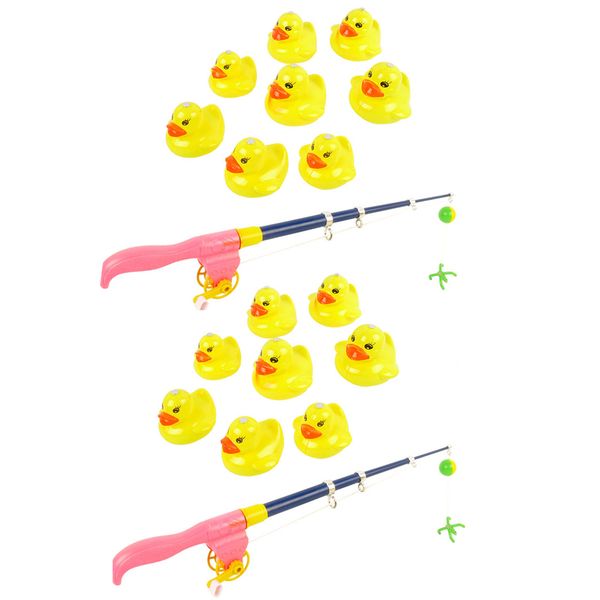 2 sets of children's magnetic yellow duck fishing toys fishing rods children bath toys early education puzzle fishing toys 1018
2 sets of children's magnetic yellow duck fishing toys fishing rods children bath toys early education puzzle fishing toys 1018