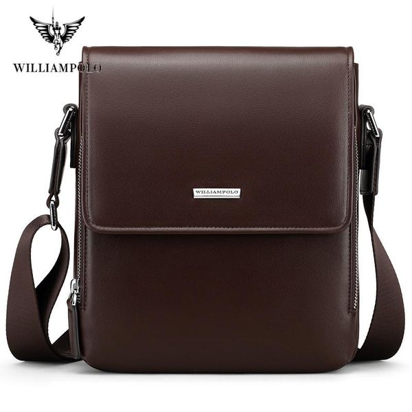 williampolo fashion men's handbag shoulder bags genuine leather retro messenger bag stylish casual male crossbody shoulder bag 
williampolo fashion men's handbag shoulder bags genuine leather retro messenger bag stylish casual male crossbody shoulder bag