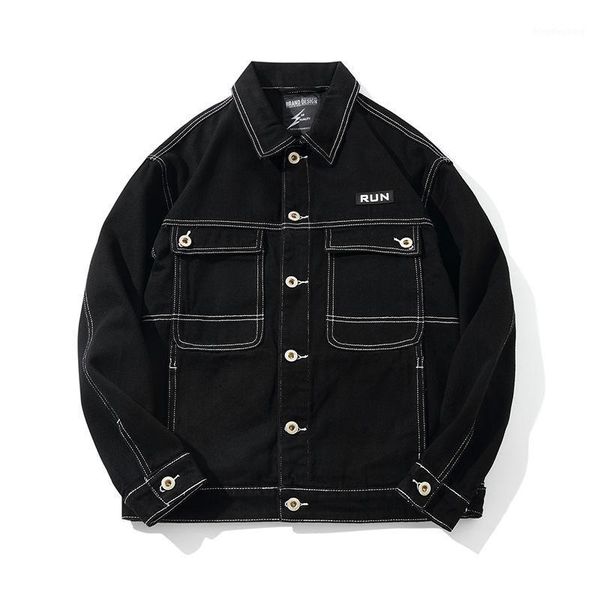 mcikkny men cargo casual denim jackets black washed outwear coats for male size m-3xl1, Black;brown
mcikkny men cargo casual denim jackets black washed outwear coats for male size m-3xl1, Black;brown