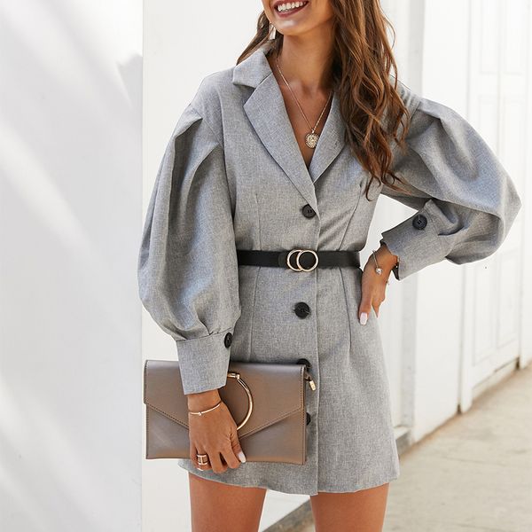 2021 new women autumn vintage mini blazers winter long lantern sleeve lady party single breasted chic short office vestidos etmb, Black;gray
2021 new women autumn vintage mini blazers winter long lantern sleeve lady party single breasted chic short office vestidos etmb, Black;gray