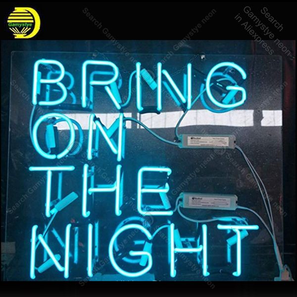 neon sign for bring on the night neon bulbs sign lamp real glass tube decorate beer room handcraft advertise custom neon light
neon sign for bring on the night neon bulbs sign lamp real glass tube decorate beer room handcraft advertise custom neon light