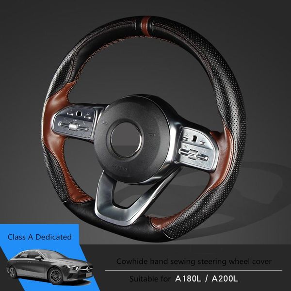diy genuine leather hand sewing car steering wheel cover for - s-class w222 e-class w213 c-class w205 a-class w177
diy genuine leather hand sewing car steering wheel cover for - s-class w222 e-class w213 c-class w205 a-class w177