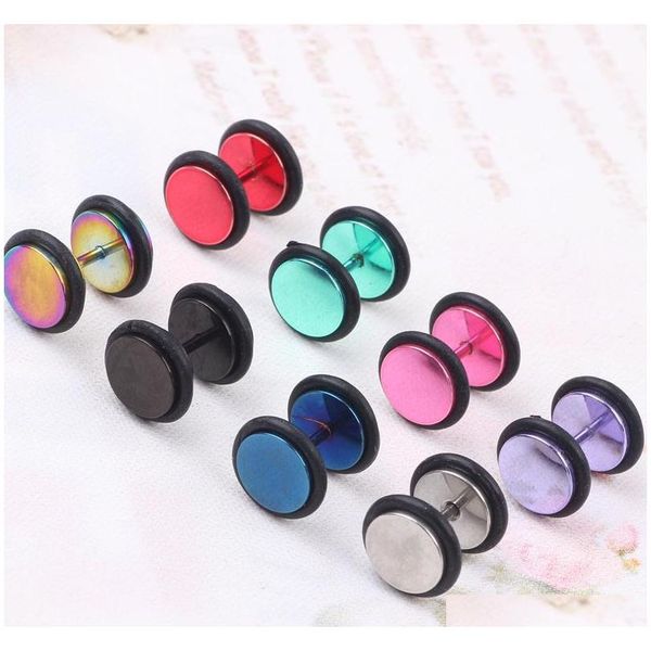 stainless steel fake ear plug tunnel stretcher ear expander expansion stud earrings cheater piercing jewel jllzep carshop2006, Silver
stainless steel fake ear plug tunnel stretcher ear expander expansion stud earrings cheater piercing jewel jllzep carshop2006, Silver