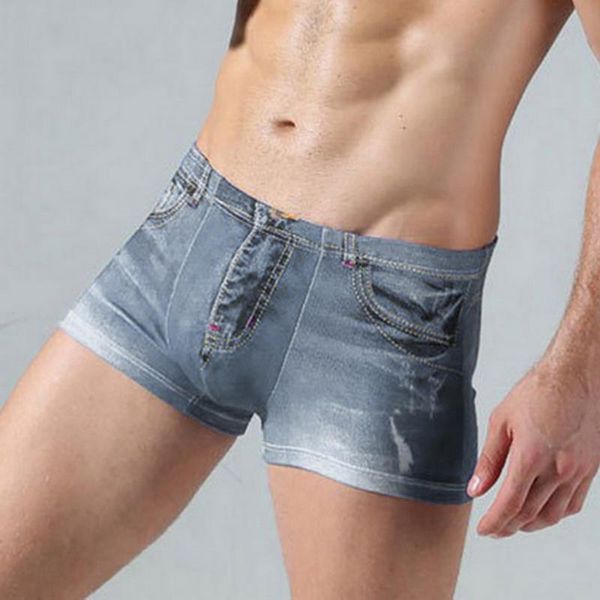 2021 explosive style men's boxer shorts high-quality comfortable underwear fashion personality denim printed underwear, Black;white
2021 explosive style men's boxer shorts high-quality comfortable underwear fashion personality denim printed underwear, Black;white