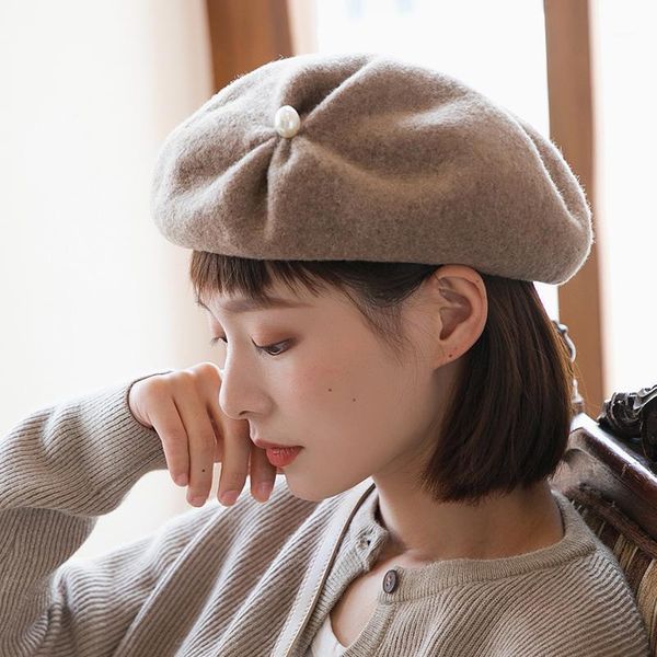 new wool beret women's autumn and winter literary and artistic pleats versatile bud hat thickened warm ladies painter's hat1, Blue;gray
new wool beret women's autumn and winter literary and artistic pleats versatile bud hat thickened warm ladies painter's hat1, Blue;gray