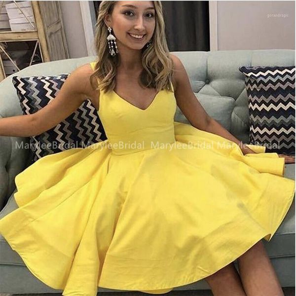 charming a-line short mini cocktail party dress v-neck sleeveless simple yellow satin short formal party dresses customized1, White;black
charming a-line short mini cocktail party dress v-neck sleeveless simple yellow satin short formal party dresses customized1, White;black