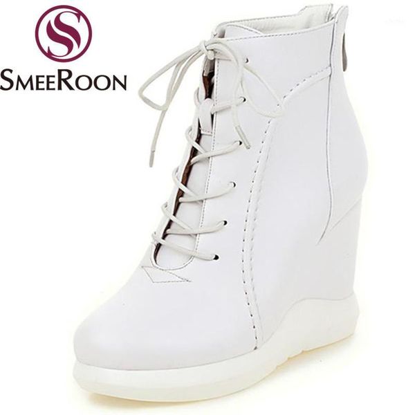 smeeroon popular ankle boots fashion lace up round toe high heels boots keep warm winter leisure campus shoes woman1, Black
smeeroon popular ankle boots fashion lace up round toe high heels boots keep warm winter leisure campus shoes woman1, Black